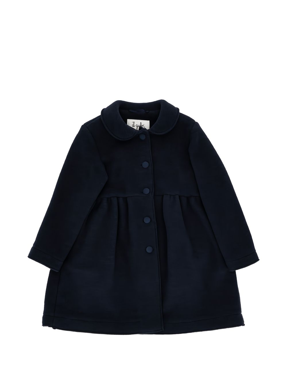 Cappotto blu navy per neonata A26GGP0016N0041 497 Il Gufo 