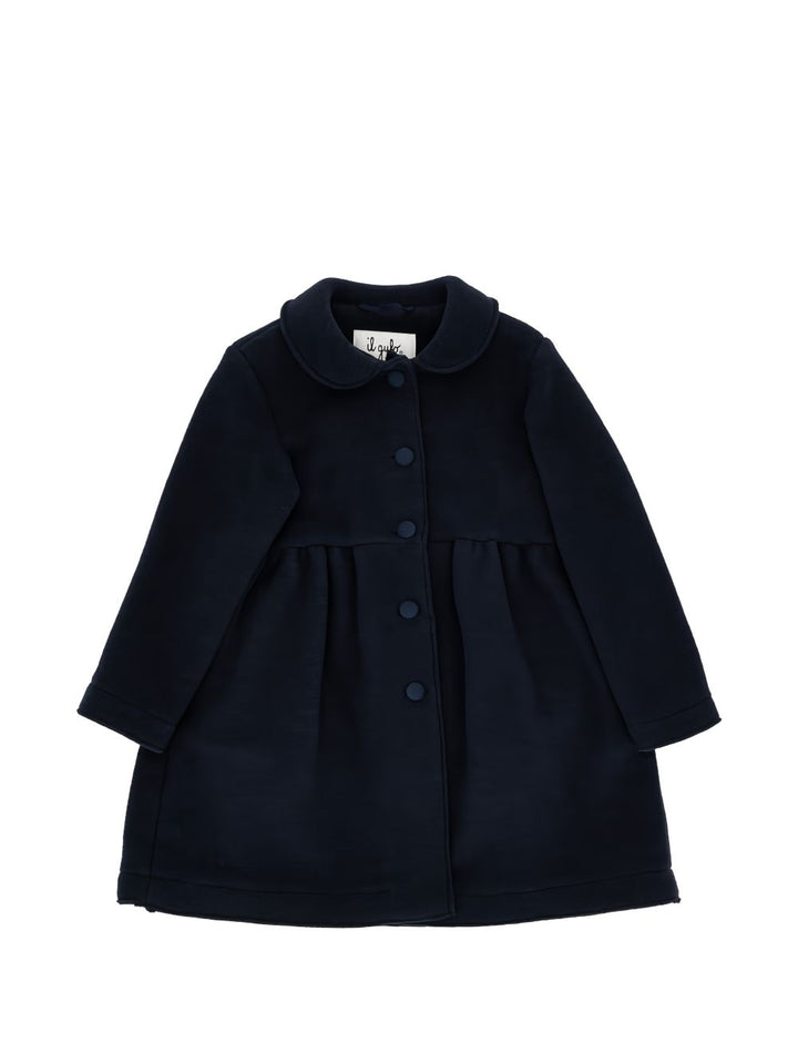 Cappotto blu navy per neonata A26GGP0016N0041 497 Il Gufo 