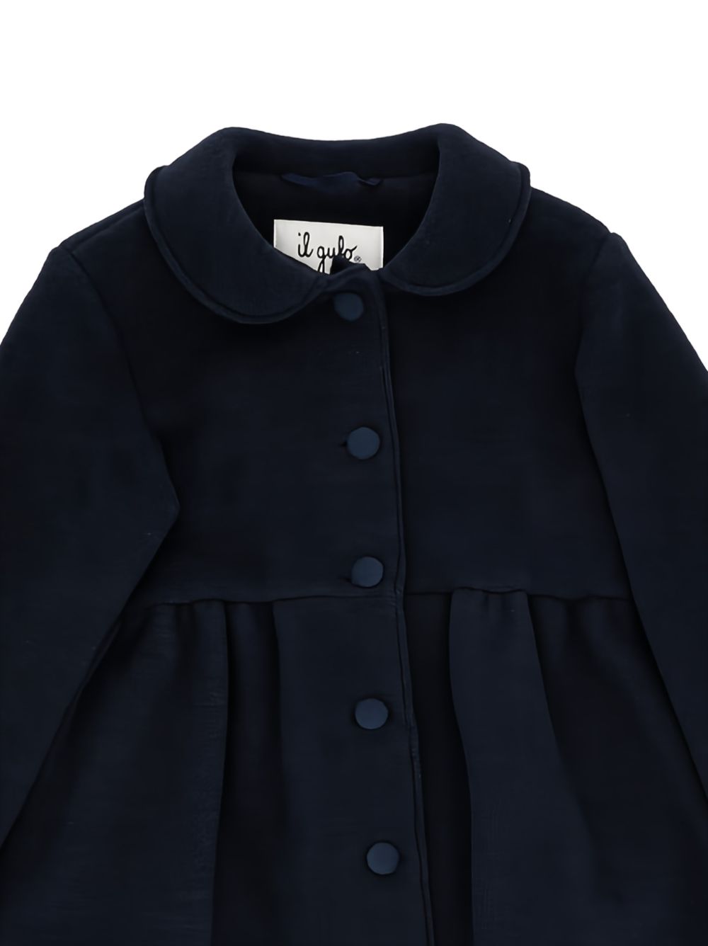 Cappotto blu navy per neonata A26GGP0016N0041 497 Il Gufo 