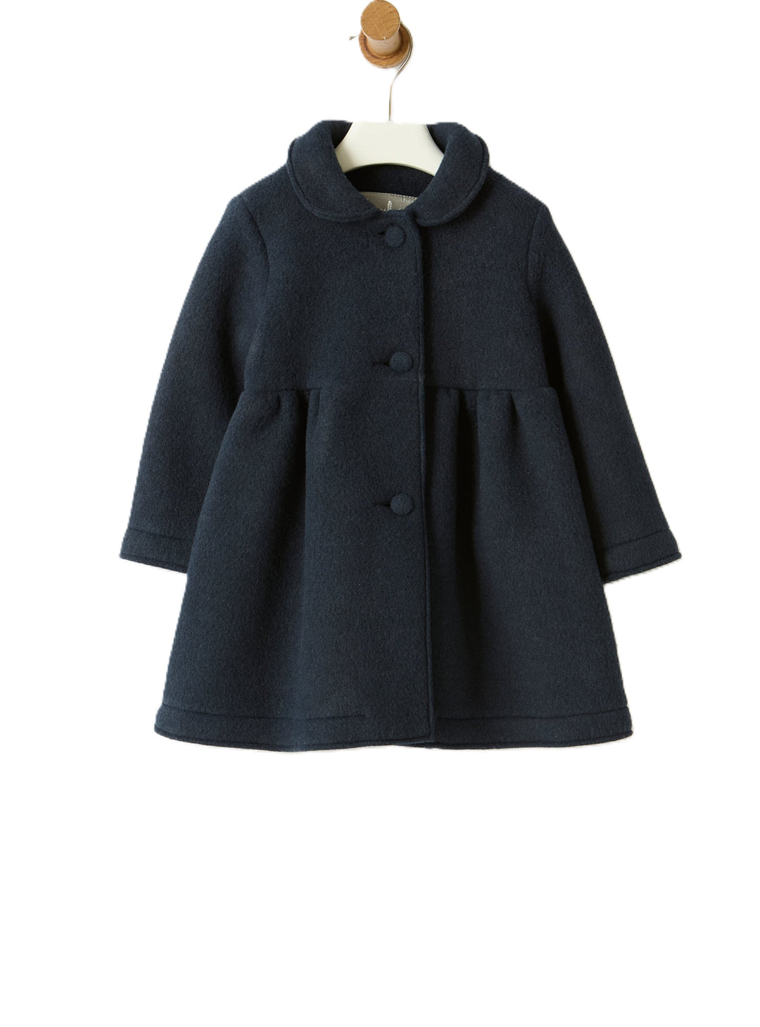 Cappotto blu navy per bambina A26GGP0016N0041K 497 Il Gufo 