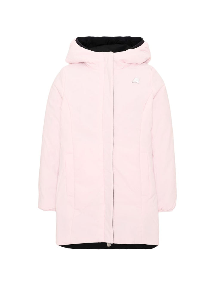 Giubbotto nero/bianco per bambino K11517W DCP K-Way Kids 