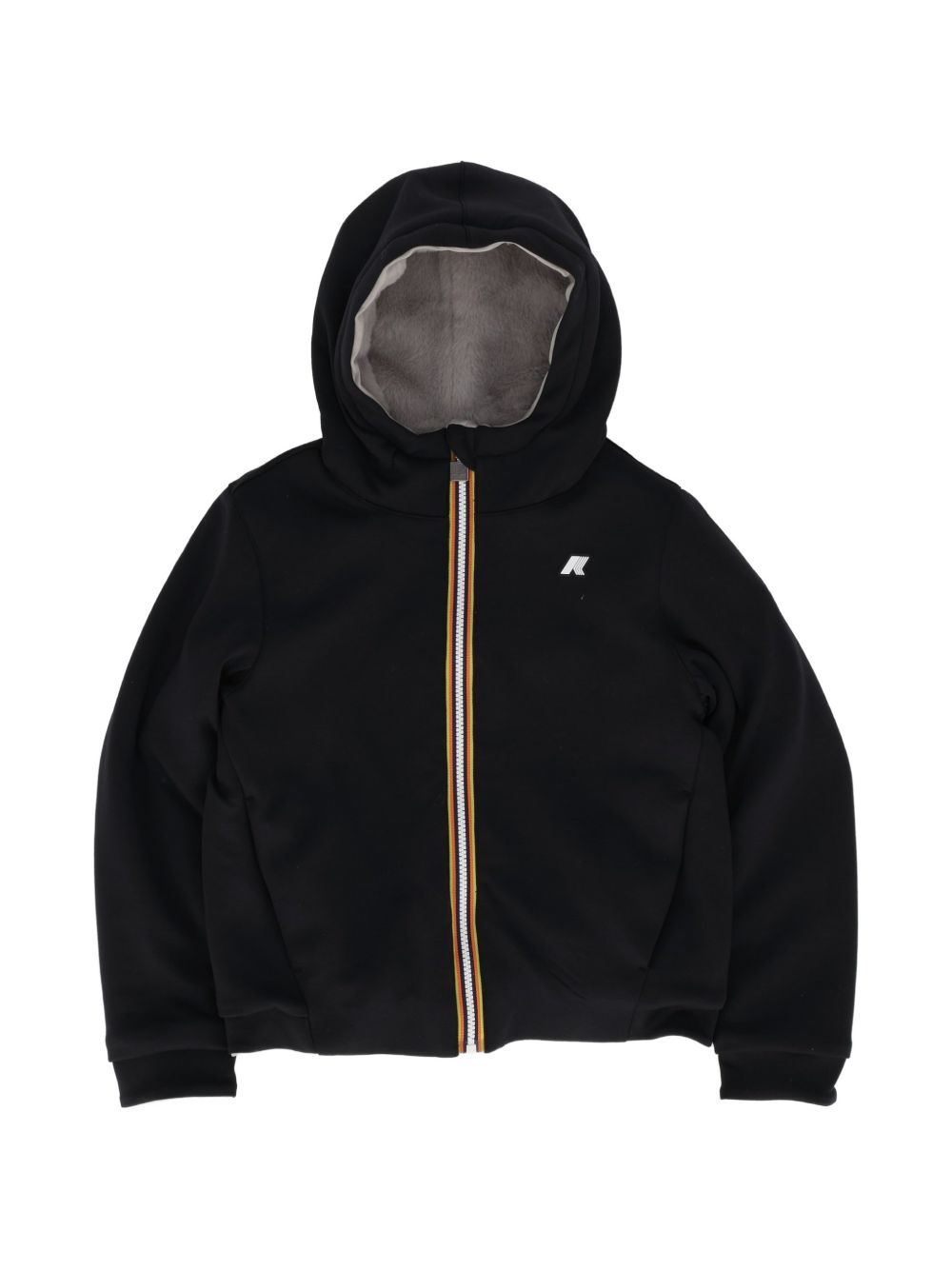 Giubbotto nero/grigio per bambino K5134NW DBT K-Way Kids 