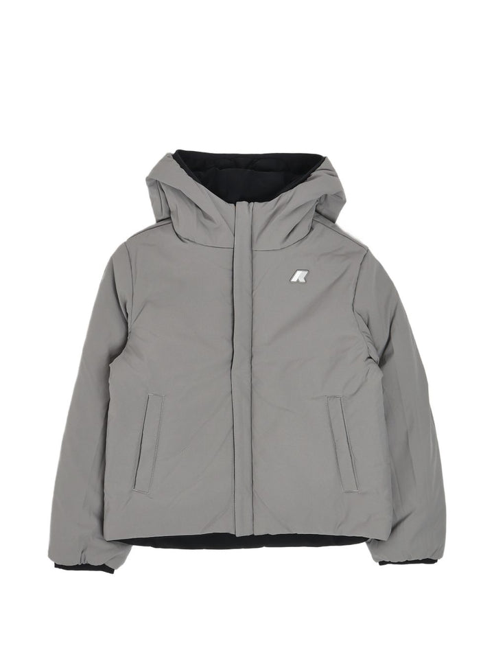 Giubbotto nero/grigio per bambino K71337W DDN K-Way Kids 