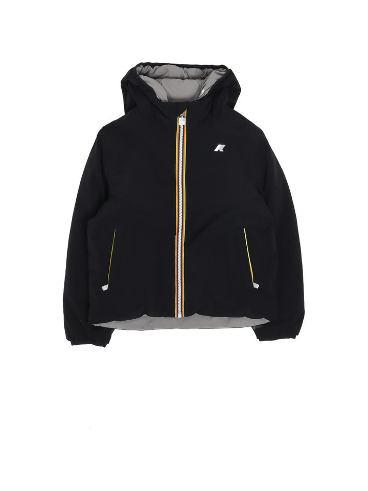 Giubbotto nero/grigio per bambino K71337W DDN K-Way Kids 
