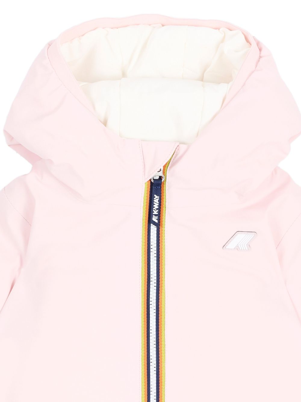 Giubbotto rosa/bianco per neonata K71338W DCT K-Way Kids 