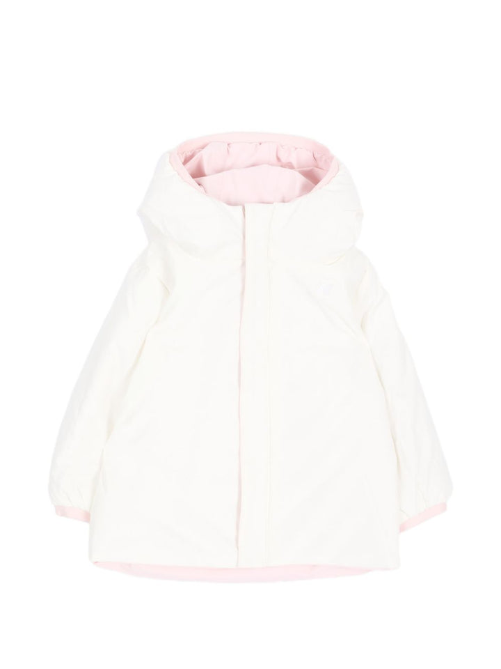 Giubbotto rosa/bianco per neonata K71338W DCT K-Way Kids 