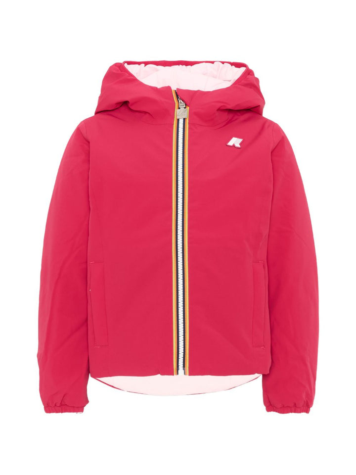 Giubbotto rosso/rosa per bambina K71339W DAG K-Way Kids 
