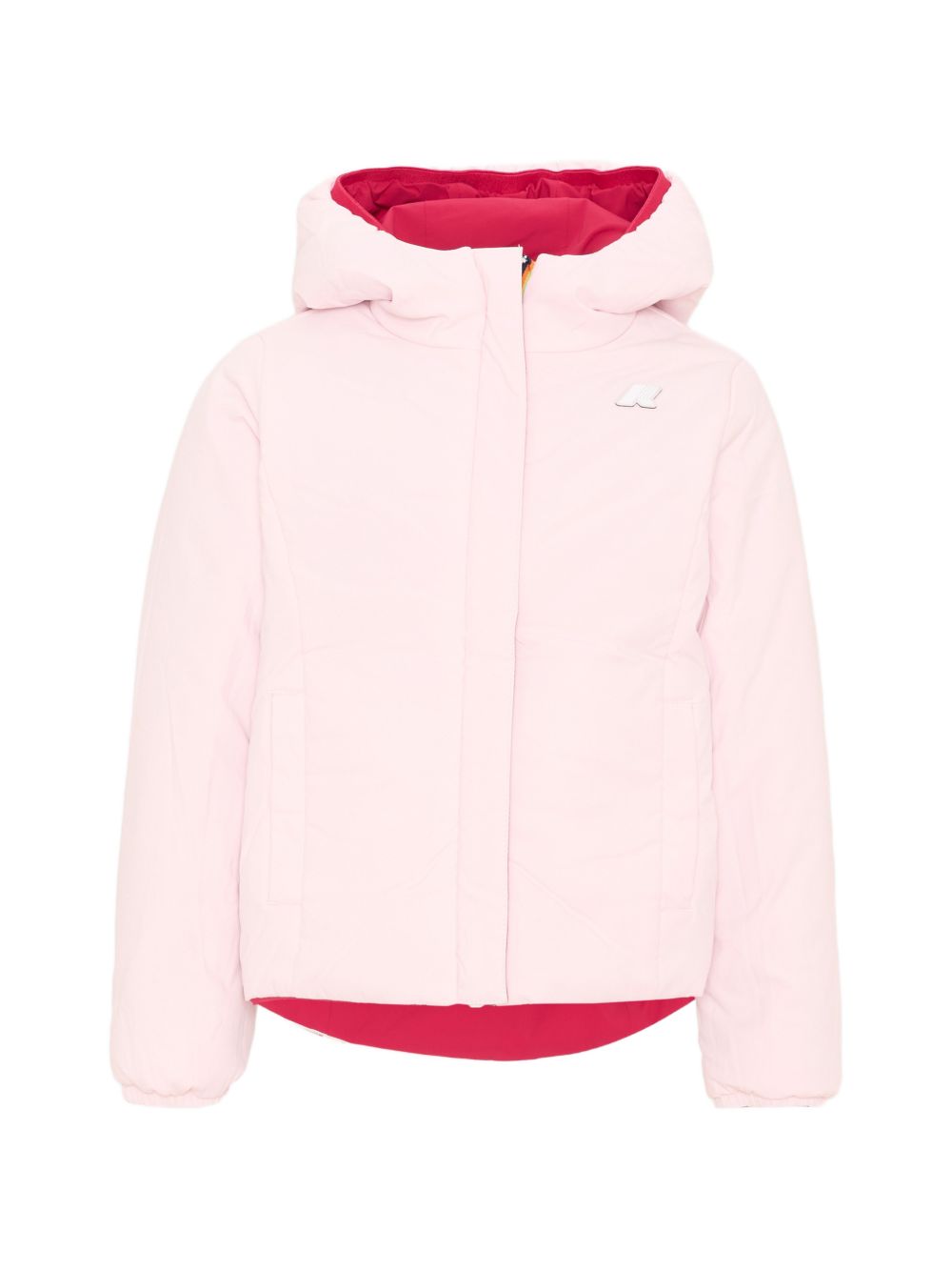 Giubbotto rosso/rosa per bambina K71339W DAG K-Way Kids 