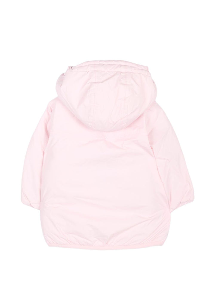 Giubbotto rosa chiaro per neonata K7142RW W4U K-Way Kids 