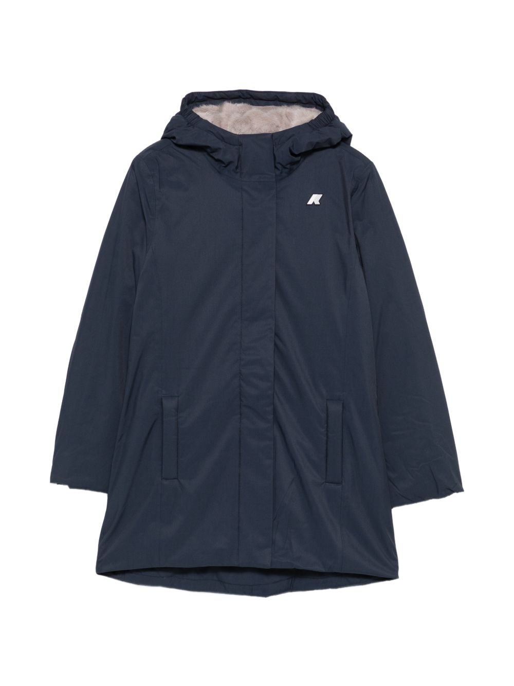 Giubbotto blu scuro/grigio per bambina K7151SW DCA K-Way Kids 