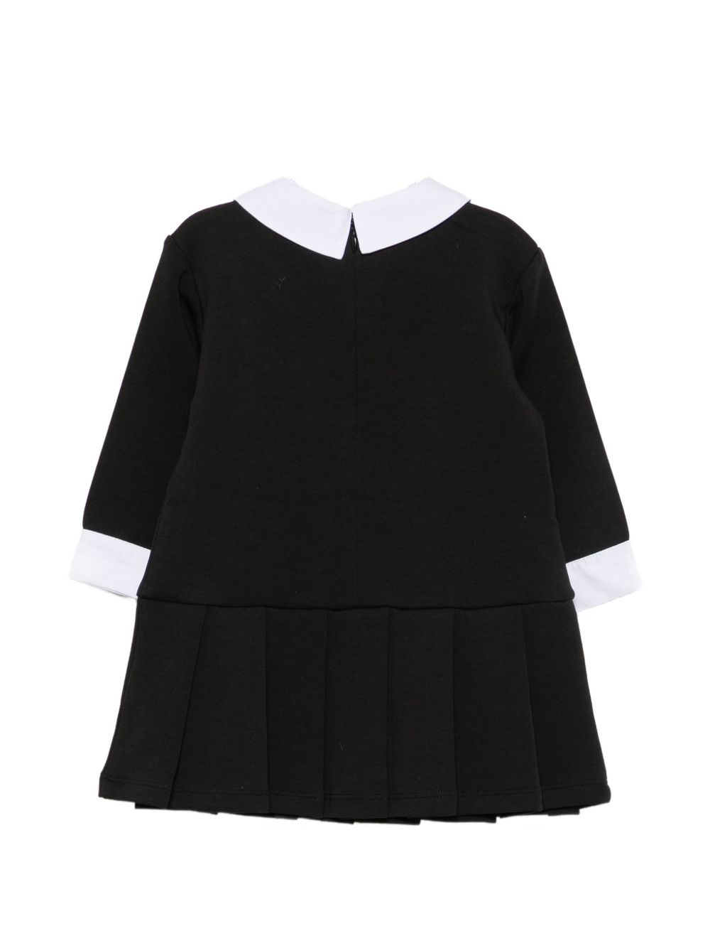 Abito nero/bianco per neonata Z31291 09B Karl Lagerfeld Kids 