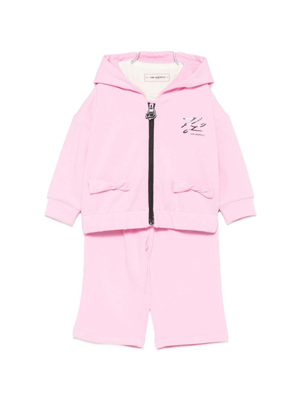 Completo rosa per neonata Z31293 47U Karl Lagerfeld Kids 