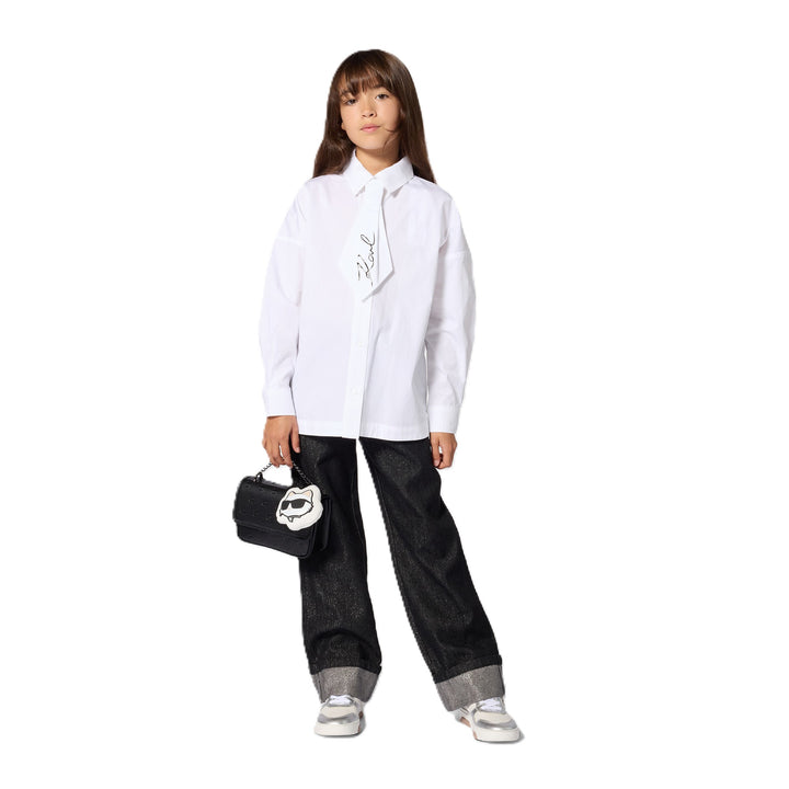 Camicia bianca per bambino Z31316 10P Karl Lagerfeld Kids 