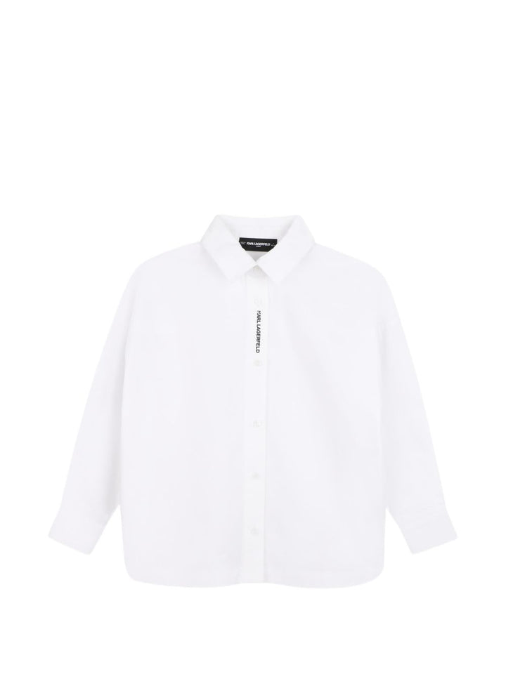 Camicia bianca per bambino Z31316 10P Karl Lagerfeld Kids 