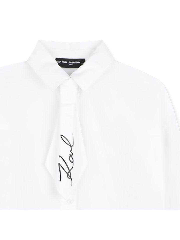 Camicia bianca per bambino Z31316 10P Karl Lagerfeld Kids 
