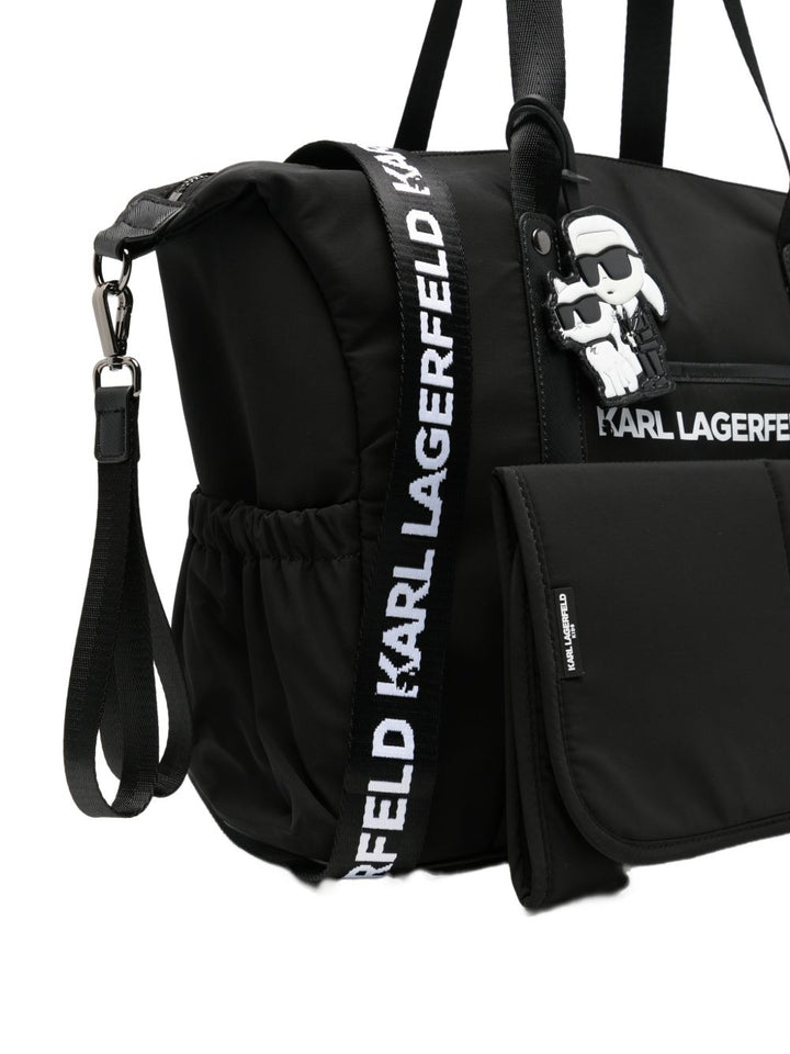 Borsa mamma nera Z31475 09B Karl Lagerfeld Kids 