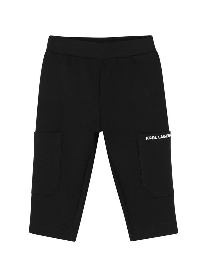 Completo nero/beige per neonato Z31484 M41 Karl Lagerfeld Kids 