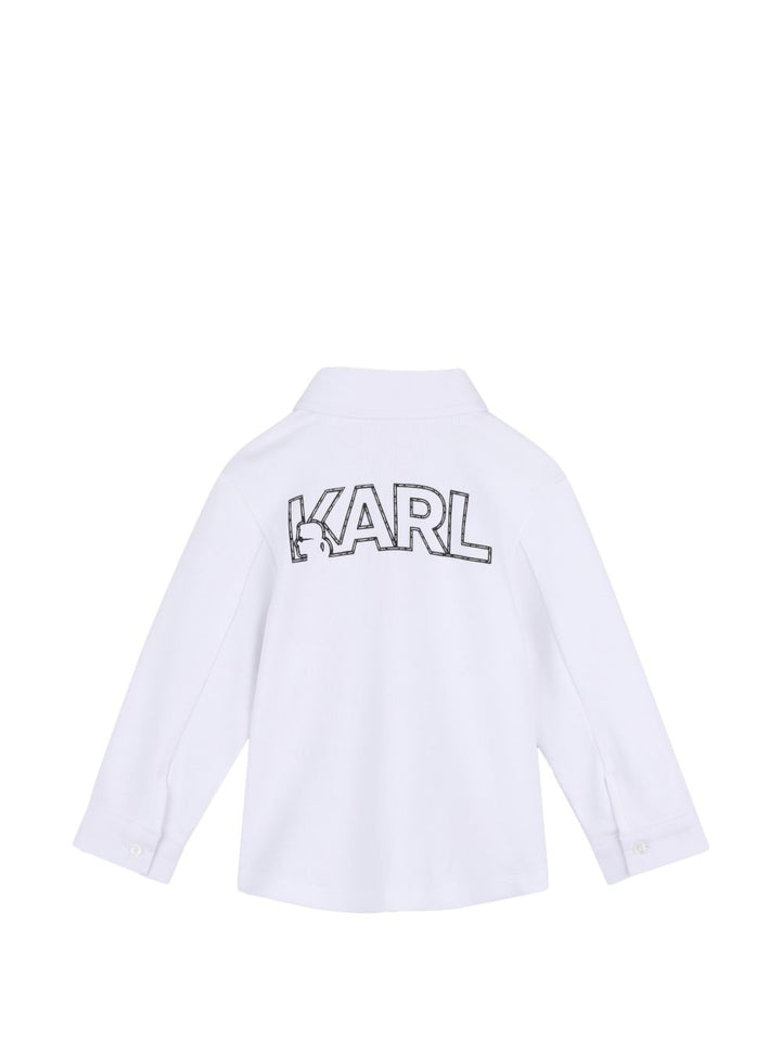 Completo nero/bianco per neonato Z31486 M41 Karl Lagerfeld Kids 