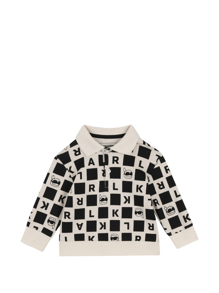 Completo pietra nero per neonato Z31488 192 Karl Lagerfeld Kids 