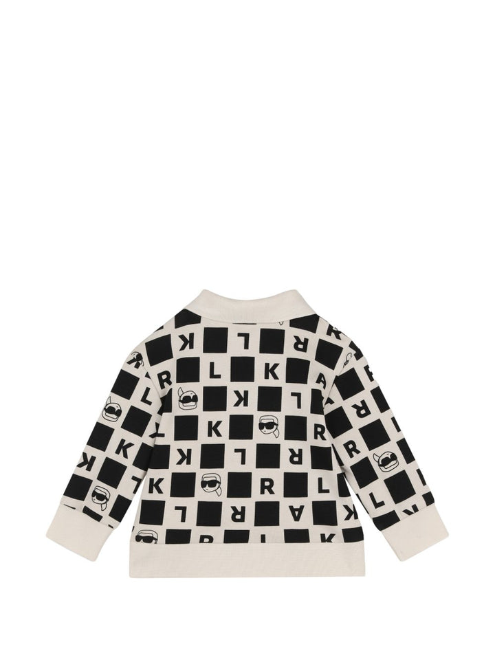 Completo pietra nero per neonato Z31488 192 Karl Lagerfeld Kids 