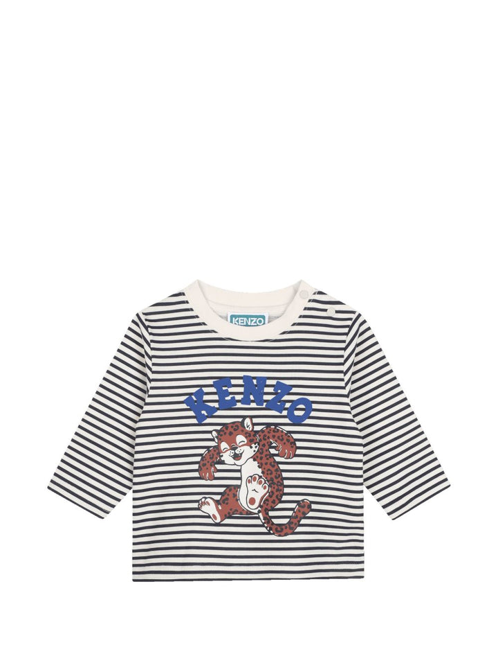 T-shirt sabbia per neonato K62130 21G Kenzo Kids 