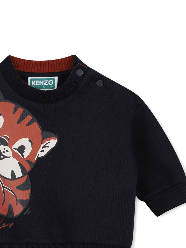 Felpa marine per neonato K62134 845 Kenzo Kids 