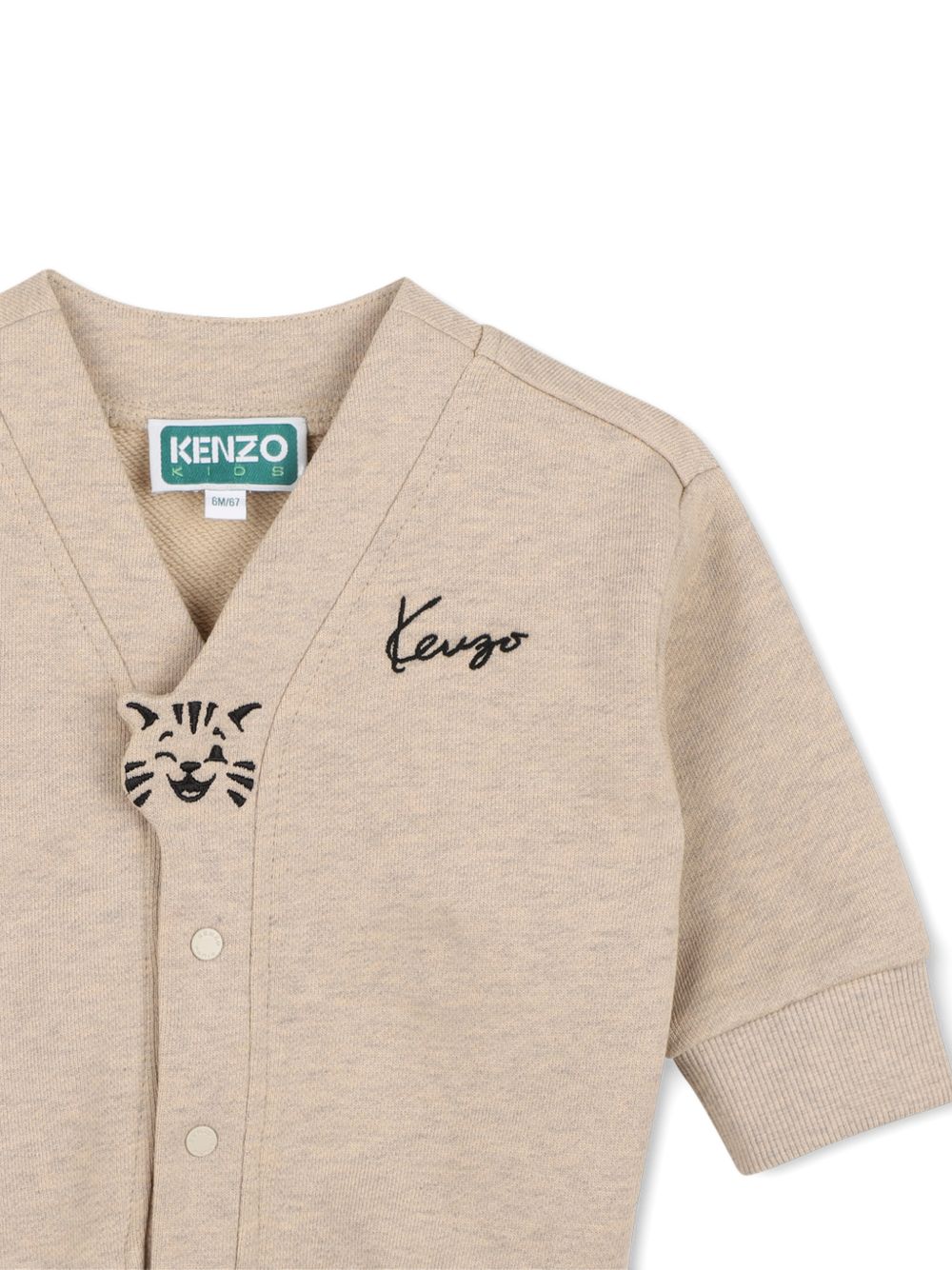 Cardigan beige per neonato K62139 230 Kenzo Kids 