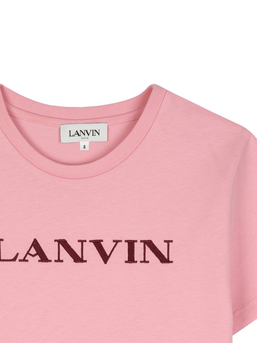 T-shirt rosa per bambina N30394 48N Lanvin Enfant 
