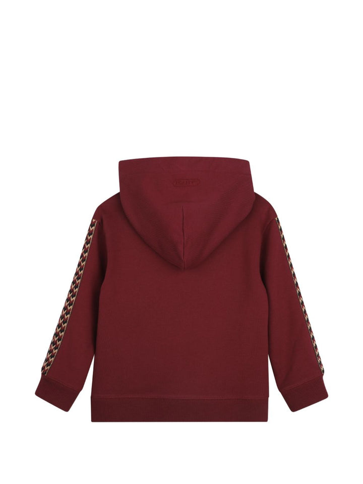 Felpa bordeaux per bambino N30423 955 Lanvin Enfant 