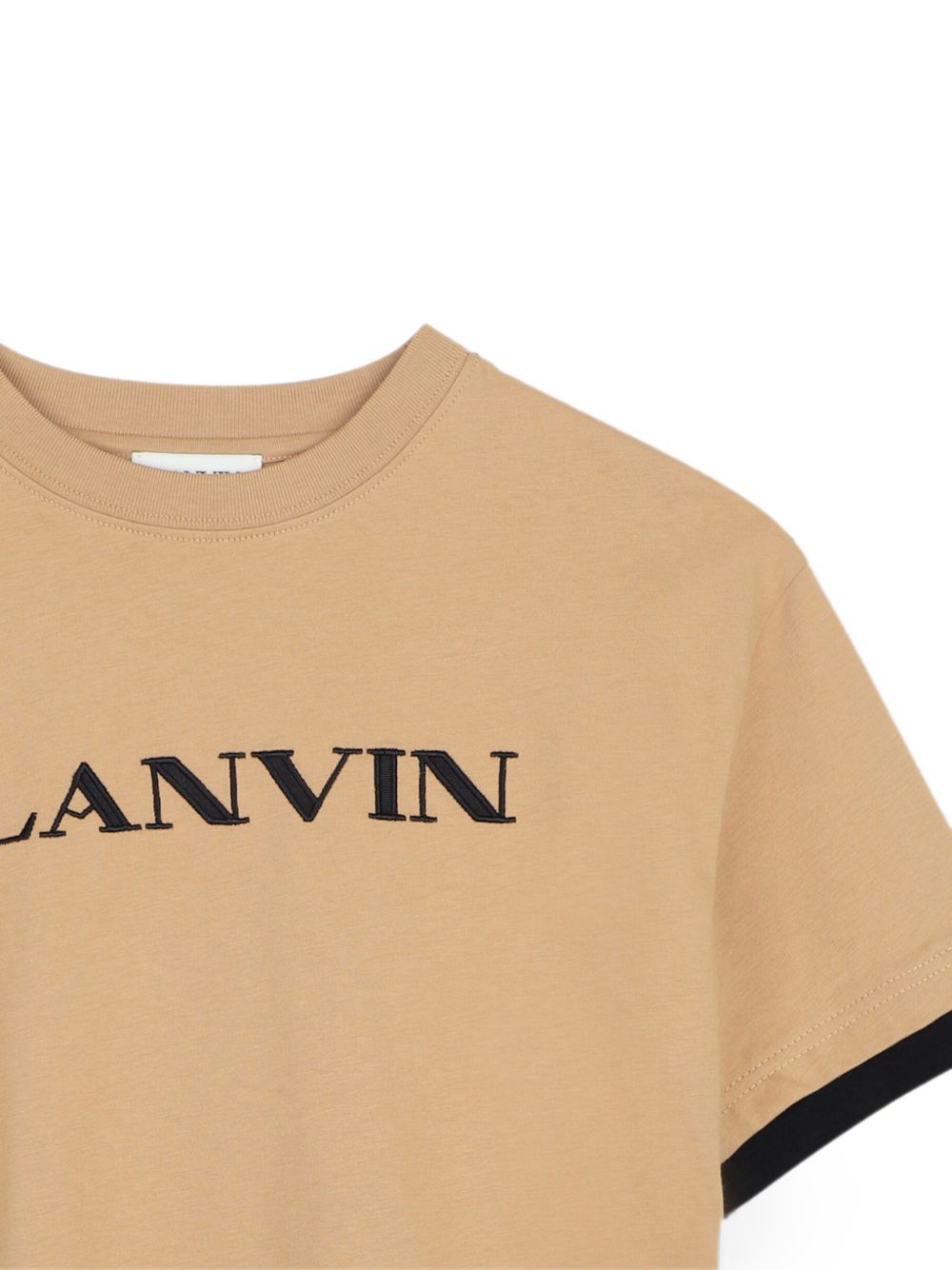 T-shirt beige scuro per bambino N30430 276 Lanvin Enfant 