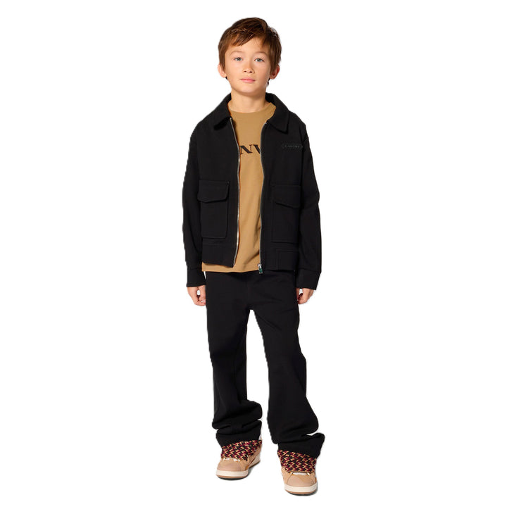 T-shirt beige scuro per bambino N30430 276 Lanvin Enfant 
