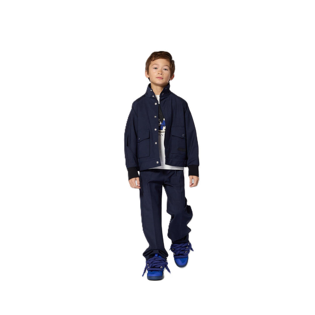 Giacca blu per bambino N30445 868 Lanvin Enfant 