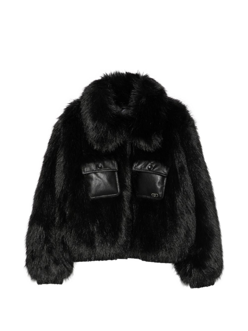 Cappotto nero per bambina GF6001E1131 22222 Liu Jo 