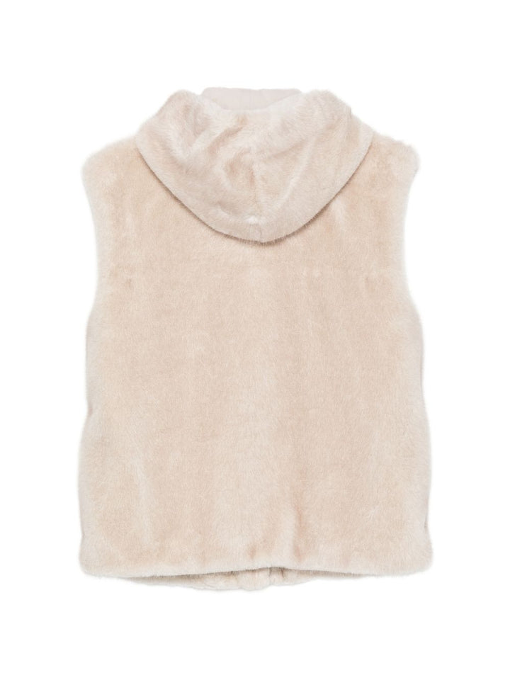 Gilet beige per bambina GF6004E1103 W9868 Liu Jo 