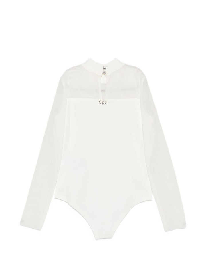 Body bianco neve per bambina GF6049J3960 10602 Liu Jo 