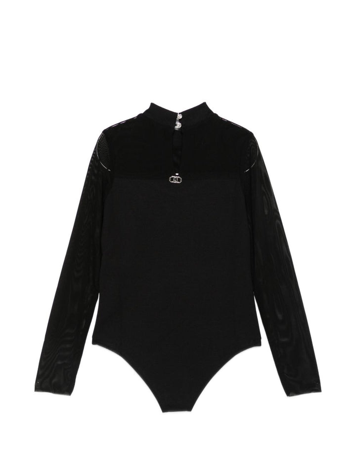 Body nero per bambino GF6049J3960 22222 Liu Jo 