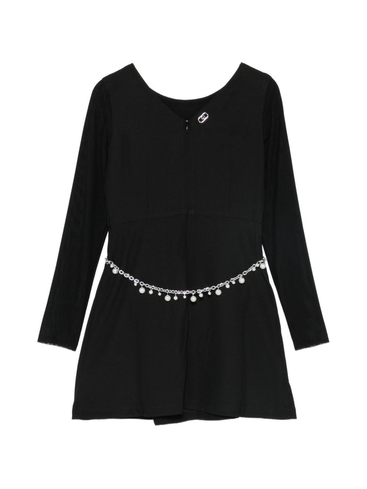 Abito nero per bambina GF6050T742A 22222 Liu Jo 