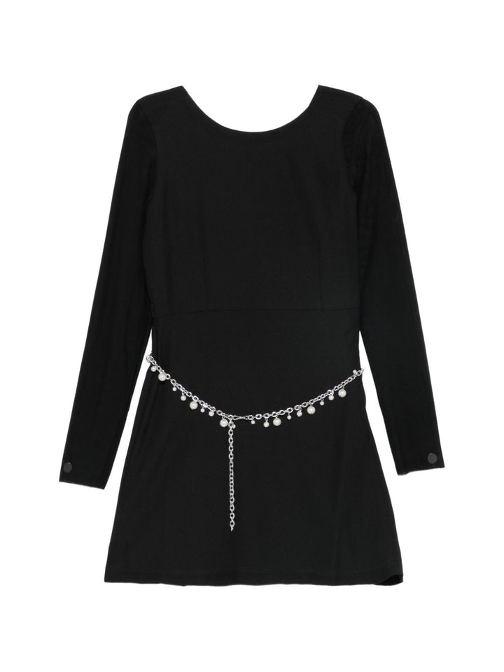 Abito nero per bambina GF6050T742A 22222 Liu Jo 