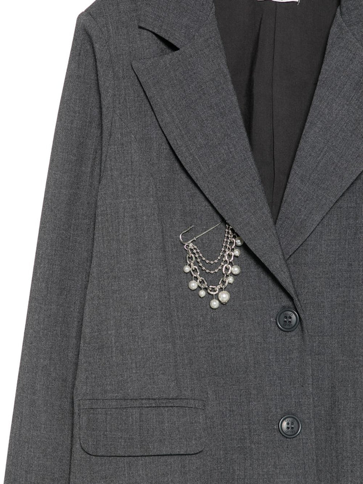 Blazer grigio per bambina GF6052T2627 09446 Liu Jo 
