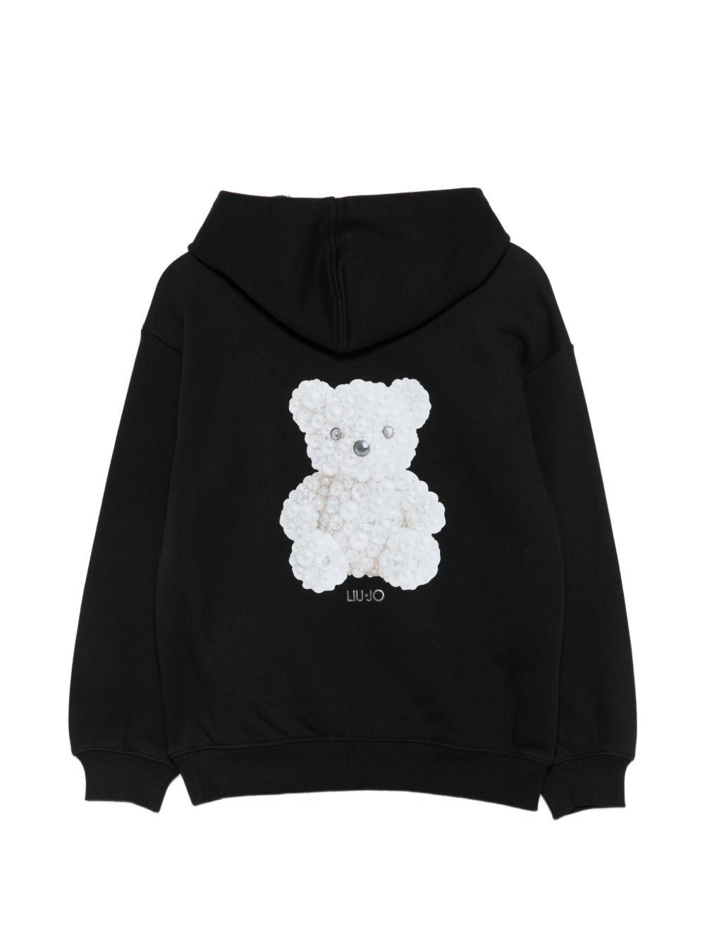 Felpa nera per bambina GF6083FS326 M9957 Liu Jo 