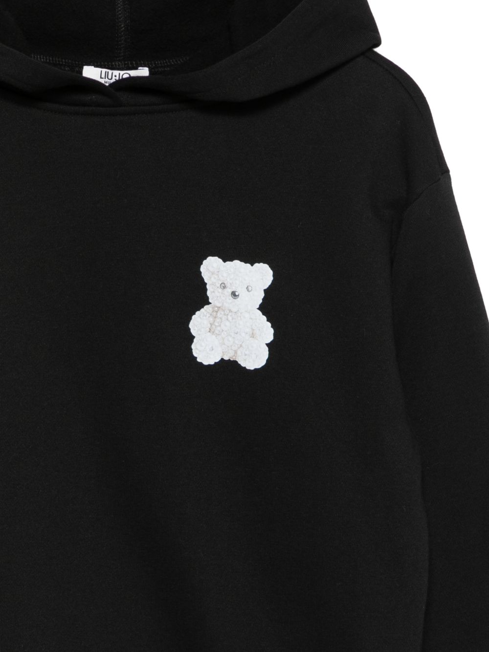 Felpa nera per bambina GF6083FS326 M9957 Liu Jo 