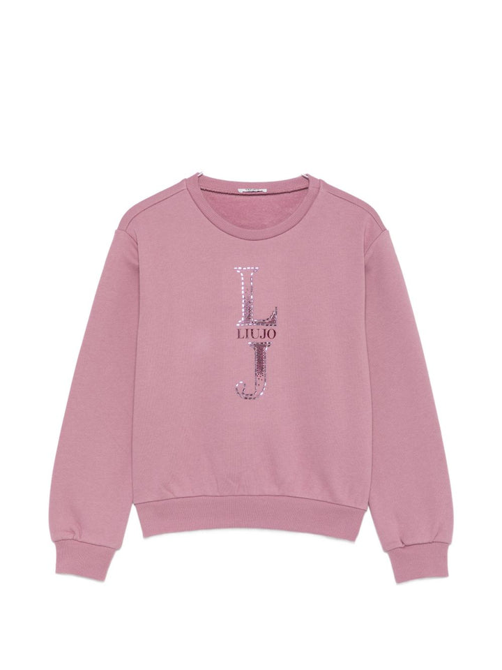 Felpa rosa per bambina GF6085FS326 L9423 Liu Jo 