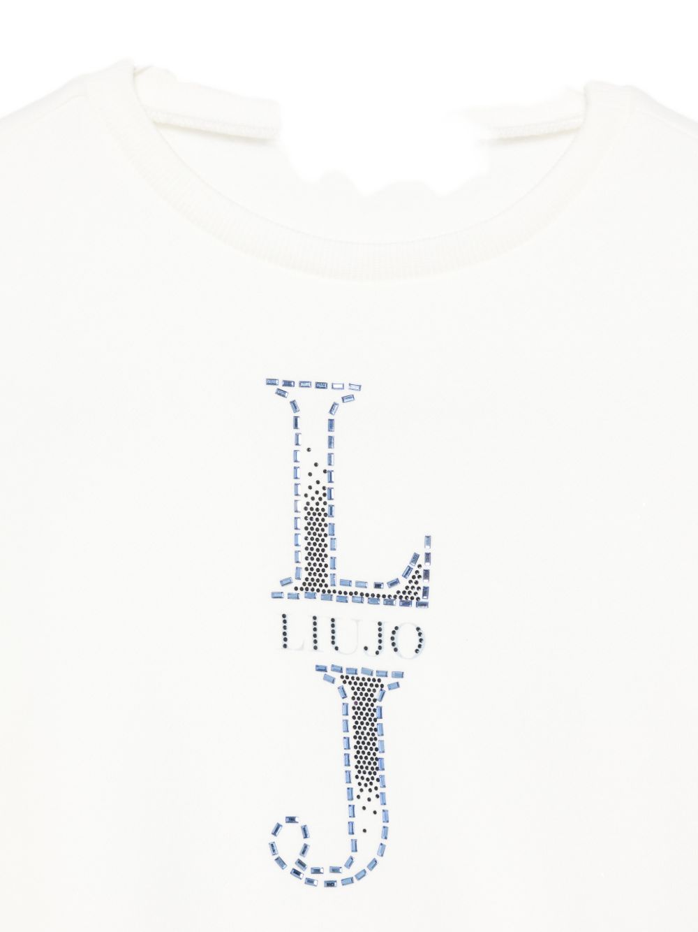 Felpa bianca per bambina GF6085FS326 L9424 Liu Jo 