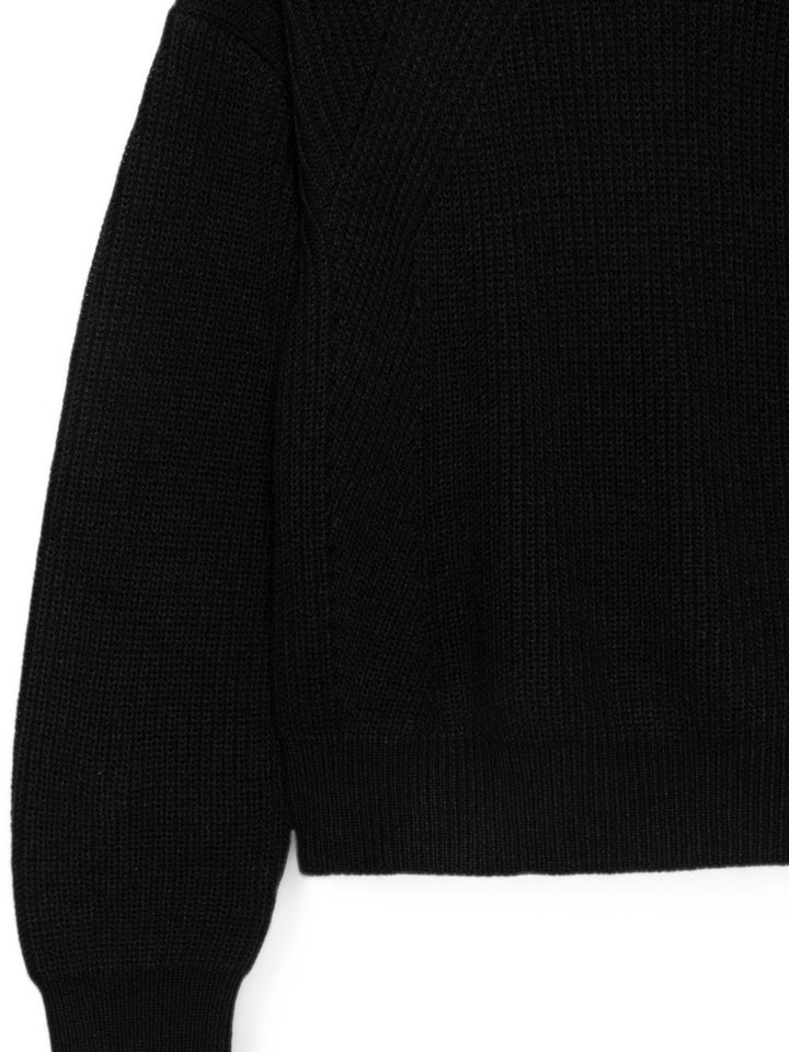 Maglione nero per bambina GF6086MA22S 22222 Liu Jo 