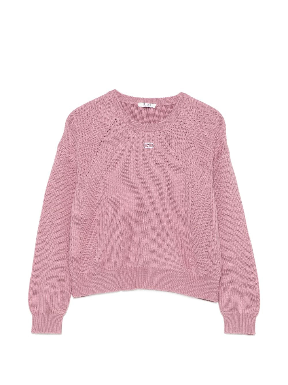 Maglione rosa per bambina GF6086MA22S X1055 Liu Jo 