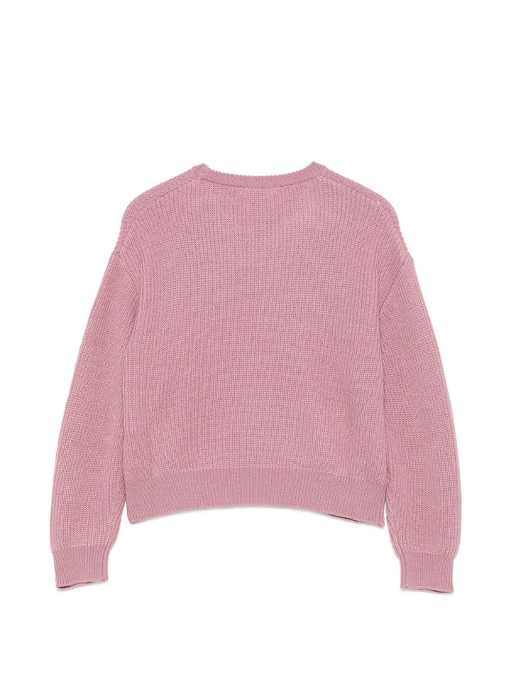Maglione rosa per bambina GF6086MA22S X1055 Liu Jo 