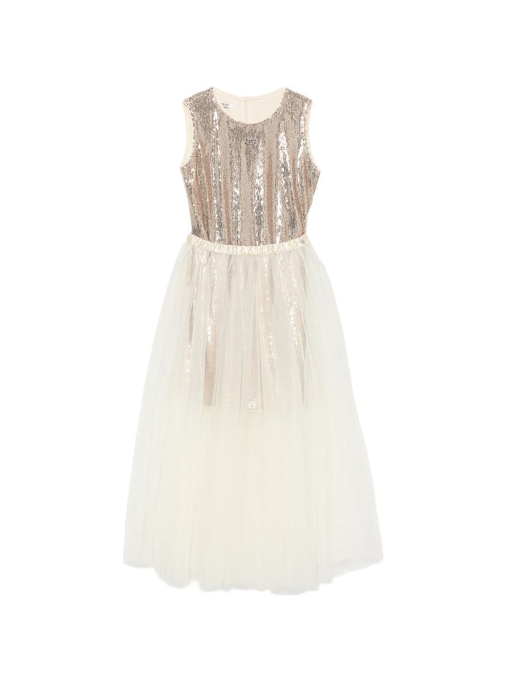 Abito oro/argento per bambina GF6090J3978 A3938 Liu Jo 