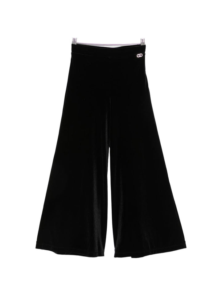 Pantalone nero per bambina GF6099J4787 22222 Liu Jo 