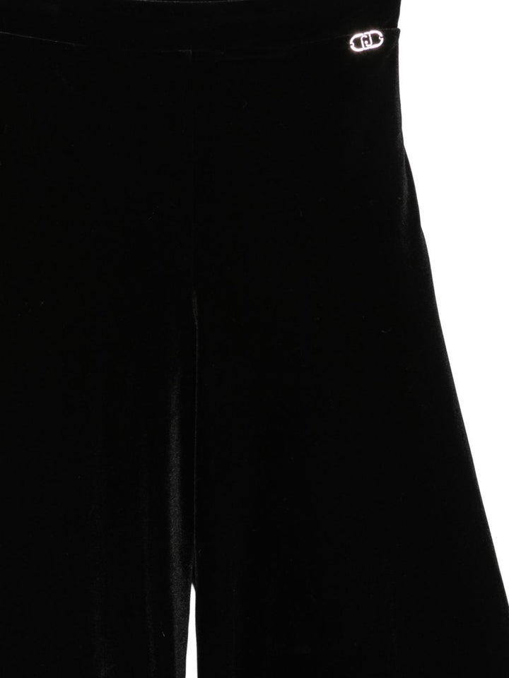 Pantalone nero per bambina GF6099J4787 22222 Liu Jo 