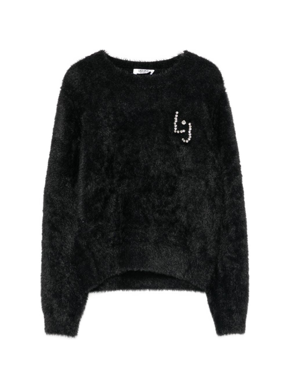 Maglione nero per bambina GF6109MA94O 22222 Liu Jo 